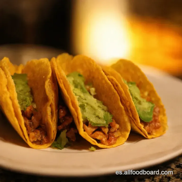 Tacos Gobernador Un Fest&iacute;n De Mariscos Y Queso Fundido presentation