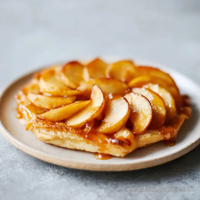 Tarta Manzana Hojaldre: Crujiente y Jugosa