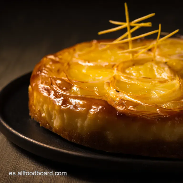 Tarta De Santiago Con Un Toque De Lim&oacute;n presentation