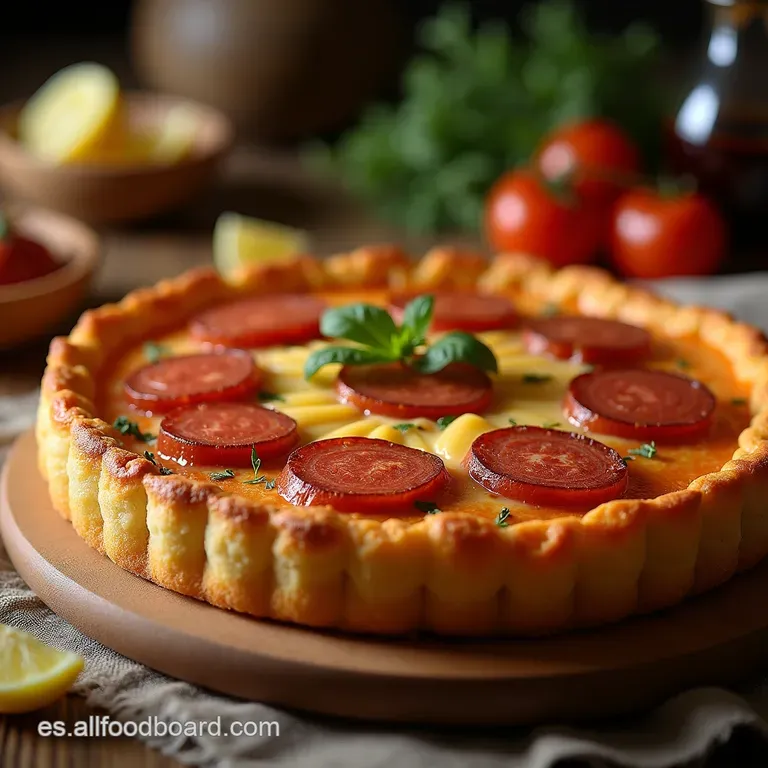 Tarta De Pan Y Salchichas El Ladrillo Chorizo Que Conquista El Paladar presentation