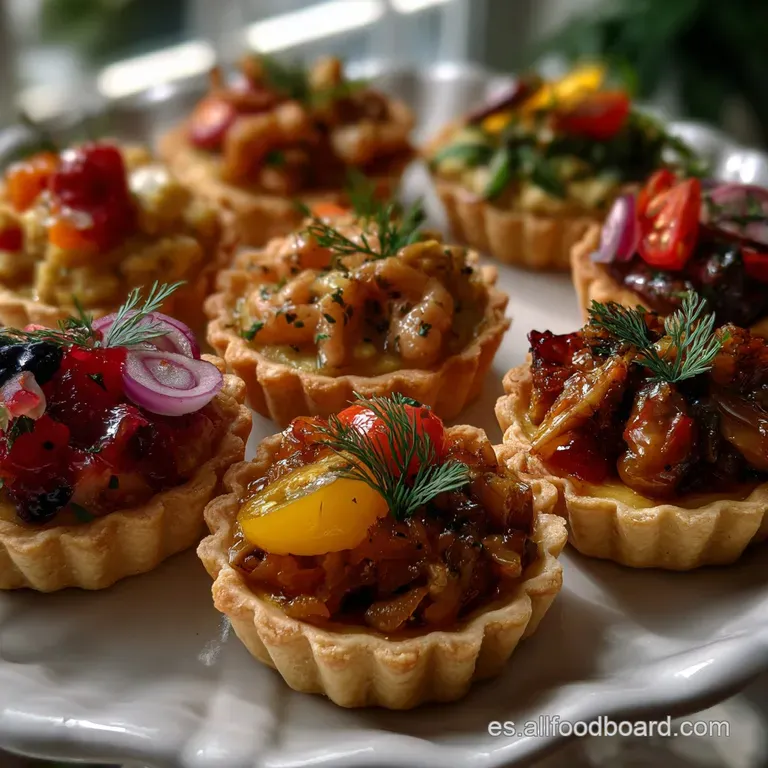 Tartaletas Saladas con Sobrasada y Salm&oacute;n