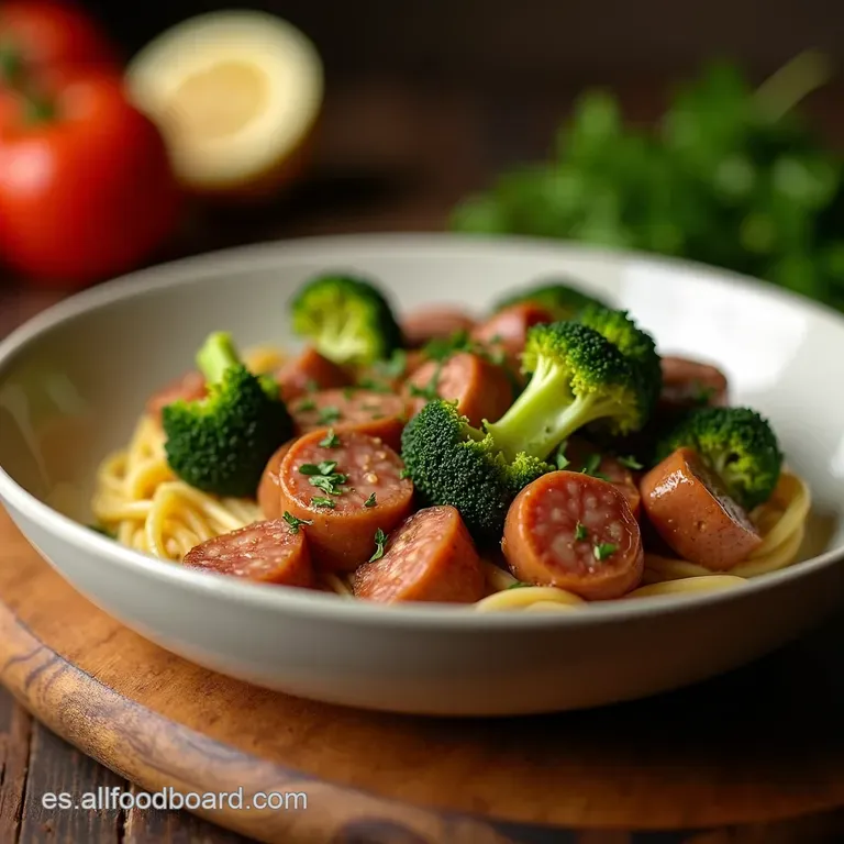 Ternera Con Br&oacute;coli Estilo Restaurante presentation