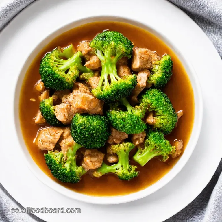 Ternera con Br&oacute;coli Sabor Asi&aacute;tico Casero