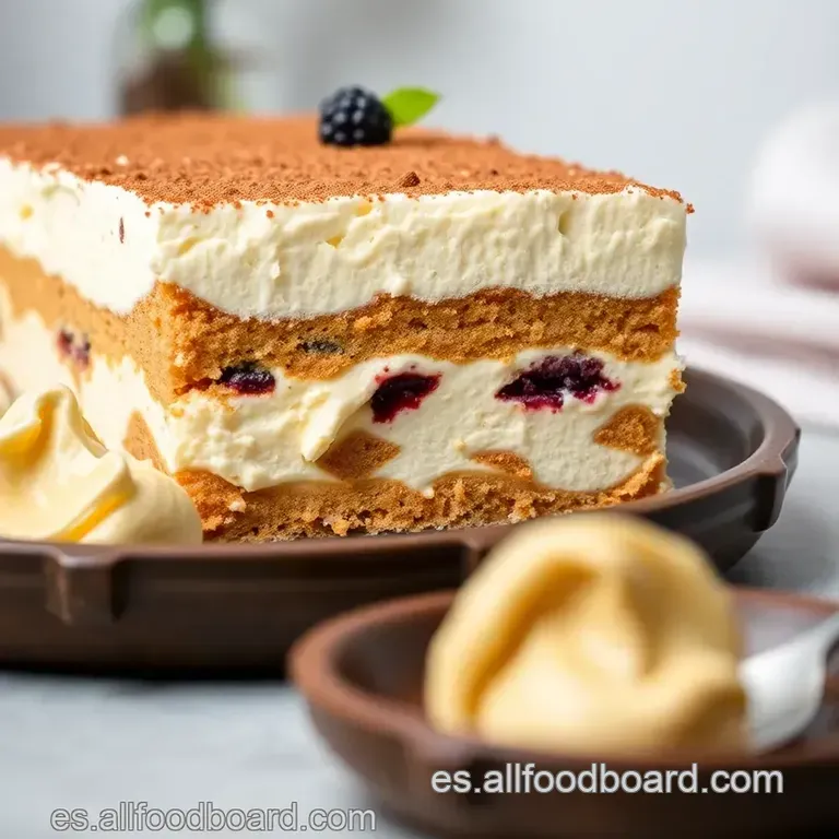 Tiramis&uacute; Cremoso Al Estilo Chef presentation