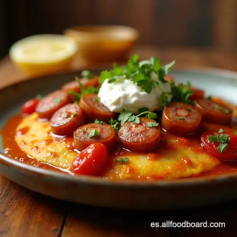 Tortilla Paisana Con Salchichas Un Cl&aacute;sico Reconfortante presentation