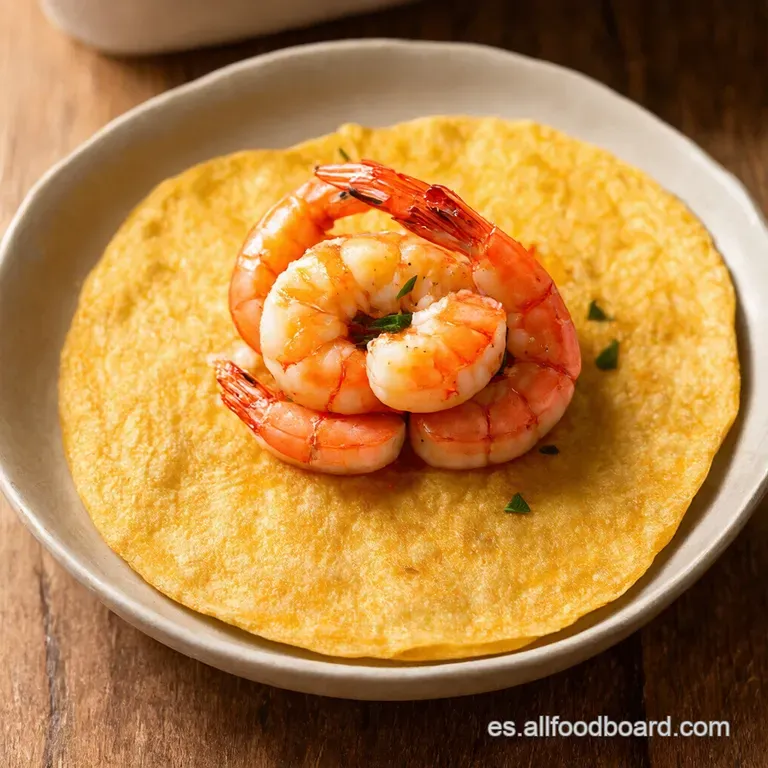 Tortilla Vaga de Gambas al Ajillo