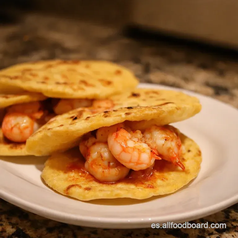Tostadas De Gambas Takeout Caseras Estilo Chino presentation