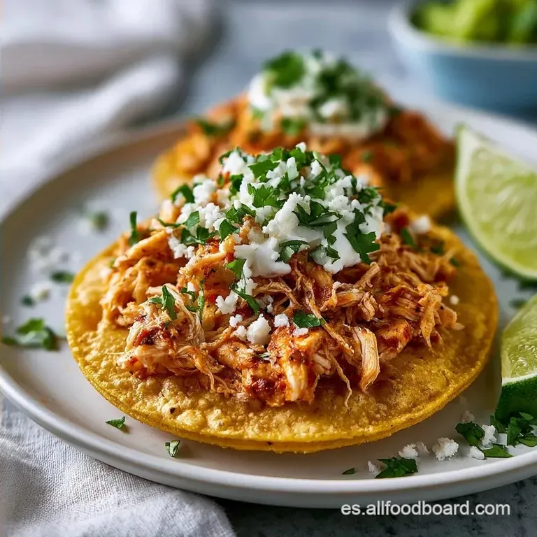 Tostadas de Pollo Frescas y R&aacute;pidas