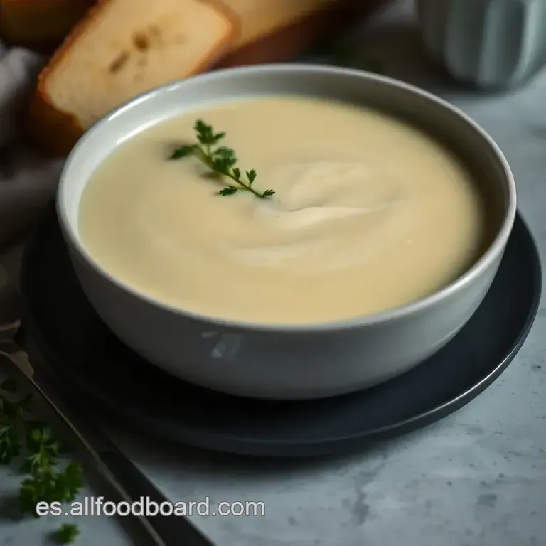 Vichyssoise Cl&aacute;sica: Crema De Puerro Y Patata Refrescante presentation