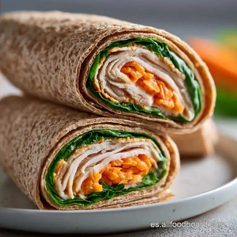 Pavo Y Vegetales con Hummus Cl&aacute;sico