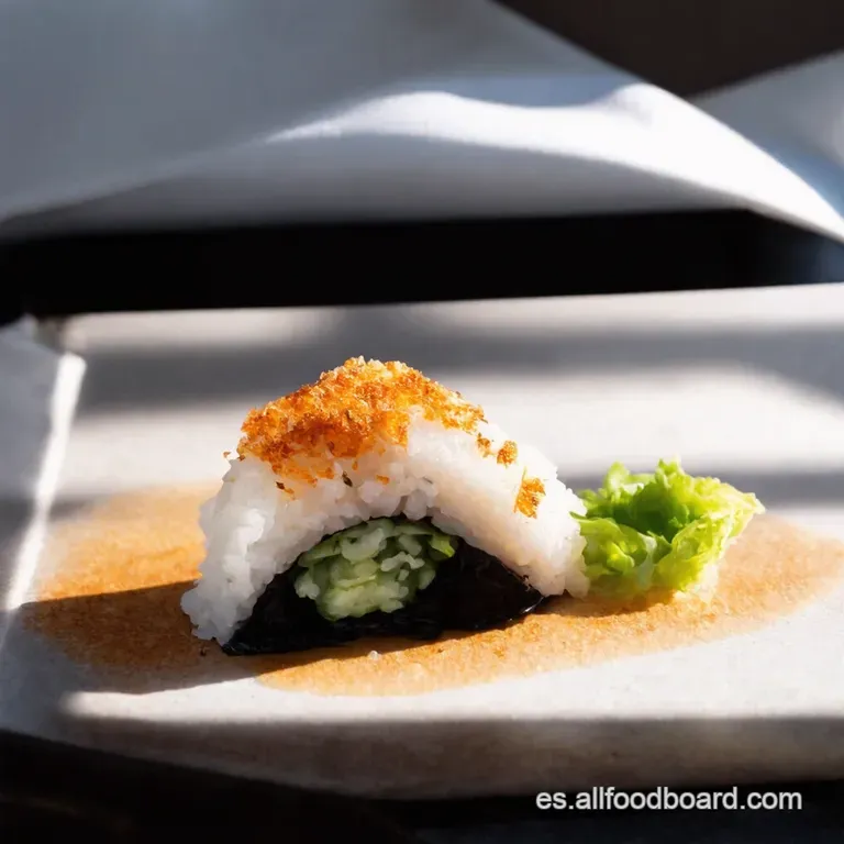 Yaki Onigiri Bolas de Arroz a la Plancha con Glaseado de Jengibre