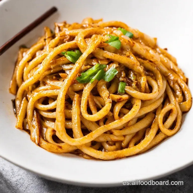 Yaki Udon Casero R&aacute;pido F&aacute;cil y Delicioso