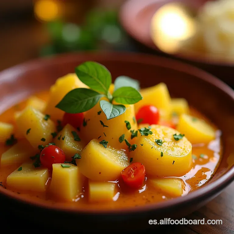 Yuca En Escabeche Caribe&ntilde;a Receta Criolla De Chef presentation